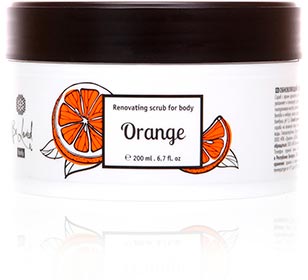 Обновляющий скраб для тела Orange (Делает кожу нежной и бархатистой). Фото
